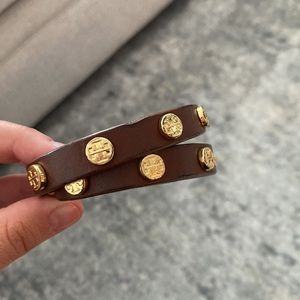 Tory Burch leather wrap bracelet